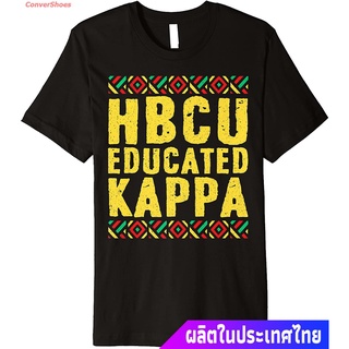 เสื้อยืดแขนสั้น Historical Black College Alumni Gift HBCU Educated KAPPA Premium T-Shirt Sports T-shirt