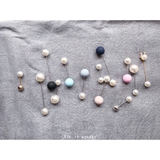 เข็มกลัดมุกขายาว | Candy brooch 1