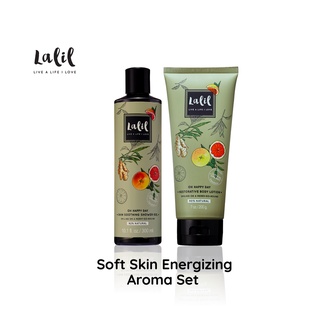 LALIL Soft Skin Energizing Aroma Set (Oh Happy Day Shower Gel &amp; Oh Happy Day Lotion)