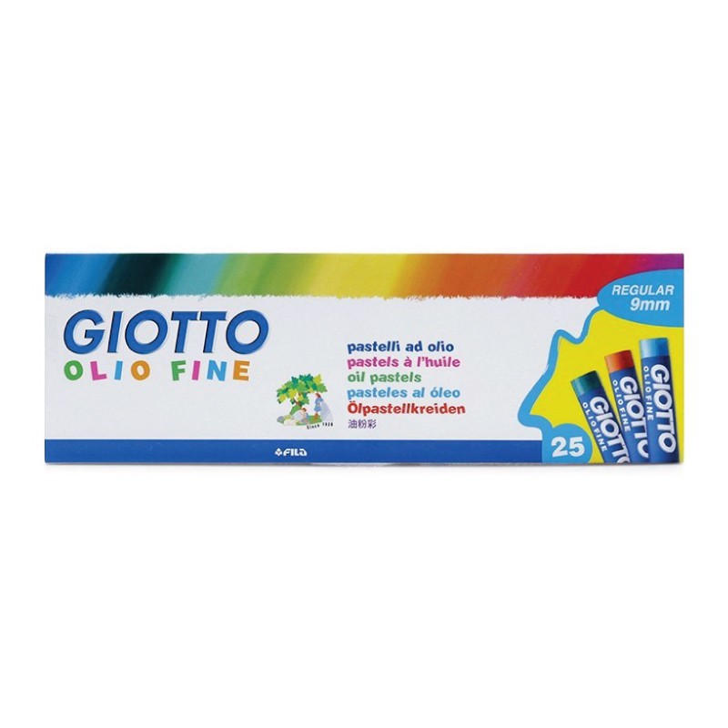 Giotto Olio Fine  สีชอล์คน้ำมันแท่งจัมโบ้ Oil Pastel 12/25/50  สี