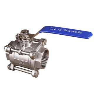 บอลวาล์วส 3 ตอน(3PC) สแตนเลส  316 ขนาด 1/4-2(Stainless Ball Valve)