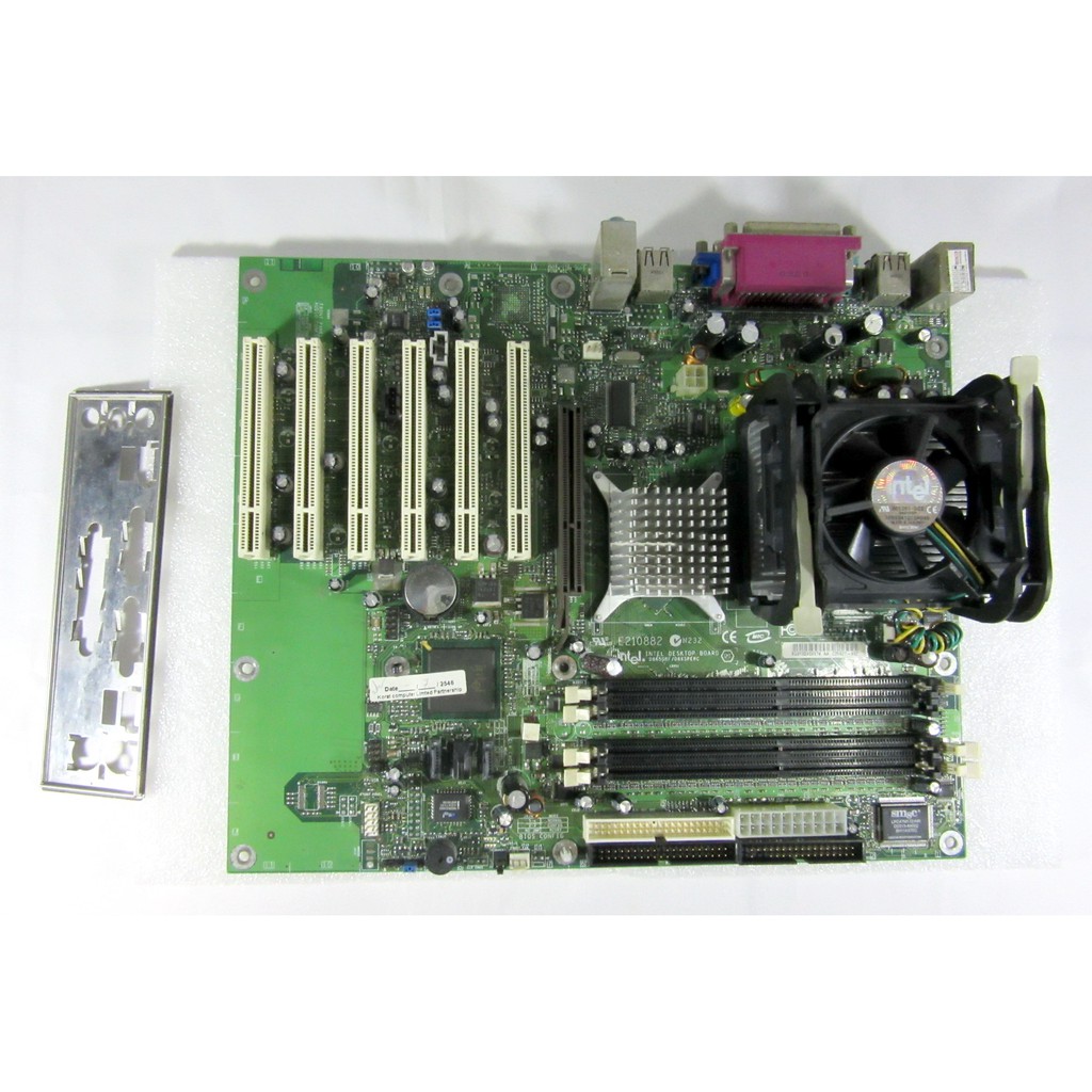 Mainboard Intel D865GBF / D865PERC Socket 478 + CPU Intel Pentium4 2.6ghz (มือ2)