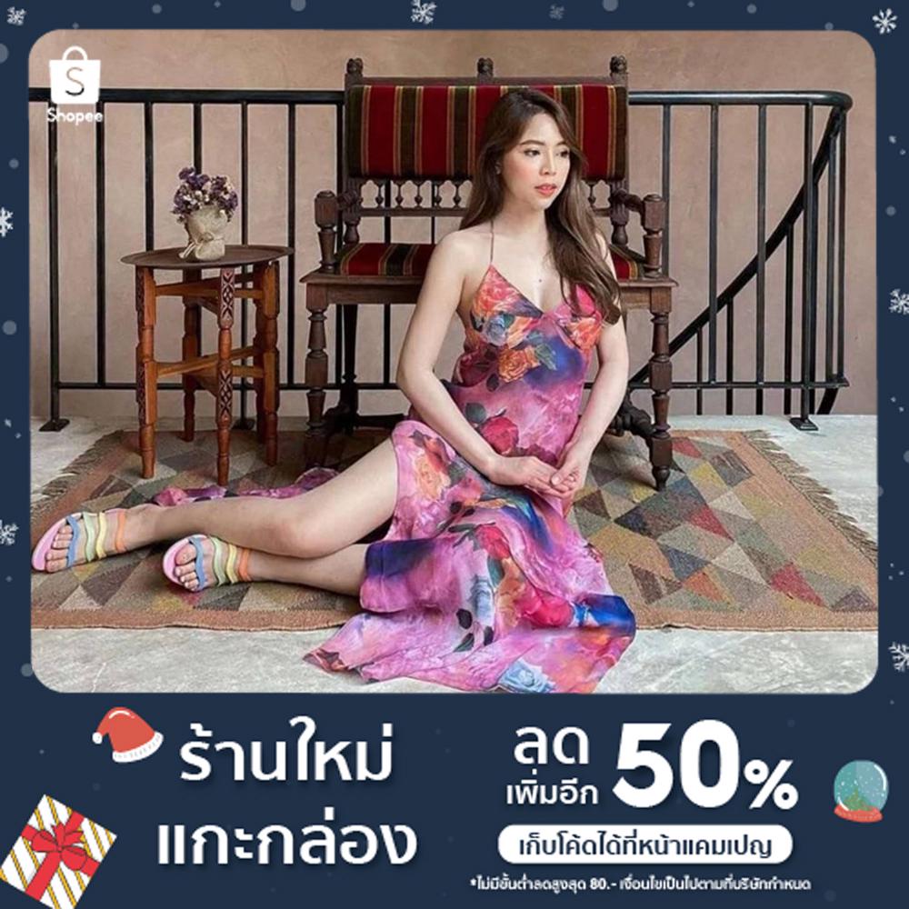 Dress สายเดี่ยวตัวยาว ป้าย VORA