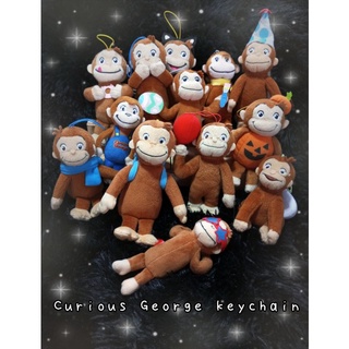 💫 สินค้าเข้าใหม่ !!! Curious George 🐒 ตุ๊กตาลิงจอร์จ🔑พวงกุญแจลิงจอร์จ ✈️ลิขสิทธิ์แท้ญี่ปุ่น 🇯🇵