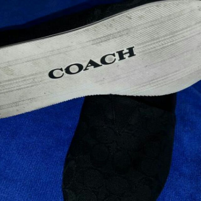 (หมดแล้วค่ะ) รองเท้า pendora COACH สีดำ แท้ ซื้อจากสิงคโปร์