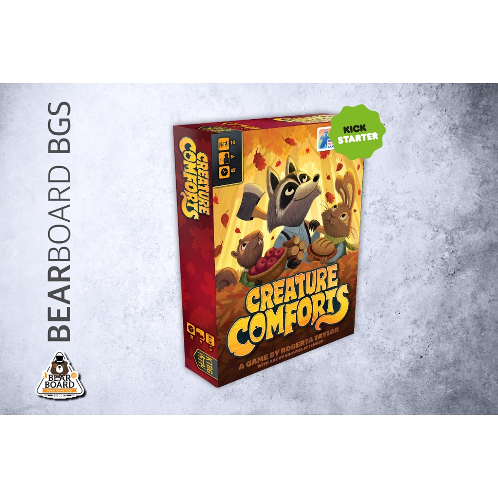 Creature Comforts Kickstarter บอร์ดเกม ของแท้