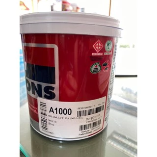 สีน้ำทาภายนอก TOA 4 SEASONS #A1000 ด้าน (สีขาว) #A9000 (สีดำ ผสมจากเครื่อง) และสีผสมอื่นๆ #A5001