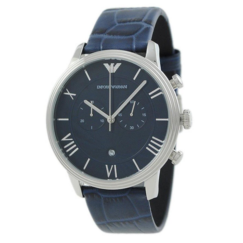นาฬิกาข้อมือผู้ชาย Emporio Armani Stainless Steel Case CrocodileMineral AR1652