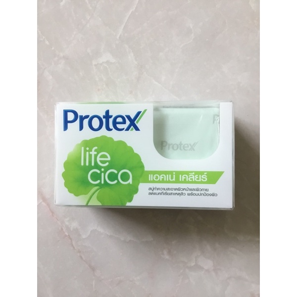 Protex Life Cica Acne Clear โพรเทคส์ ล้างหน้า สบู่ล้างหน้า แอคเน่ เคลียร์ 130g.