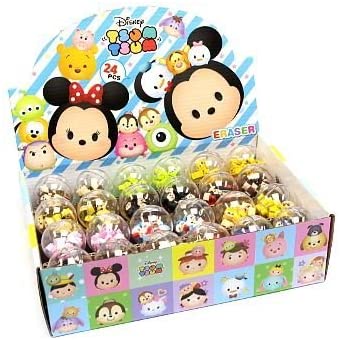 ★ พร้อมส่ง ★ Disney Cute Gacha Eraser Tsum Tsum ยางลบ ดิสนีย์ในตู้หมุนไข่ (แท้จากญี่ปุ่น)