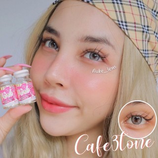🌟พร้อมส่ง🌟 Cafe3tone brown  Minilens นิ่มใส่สบายตาค่ะ