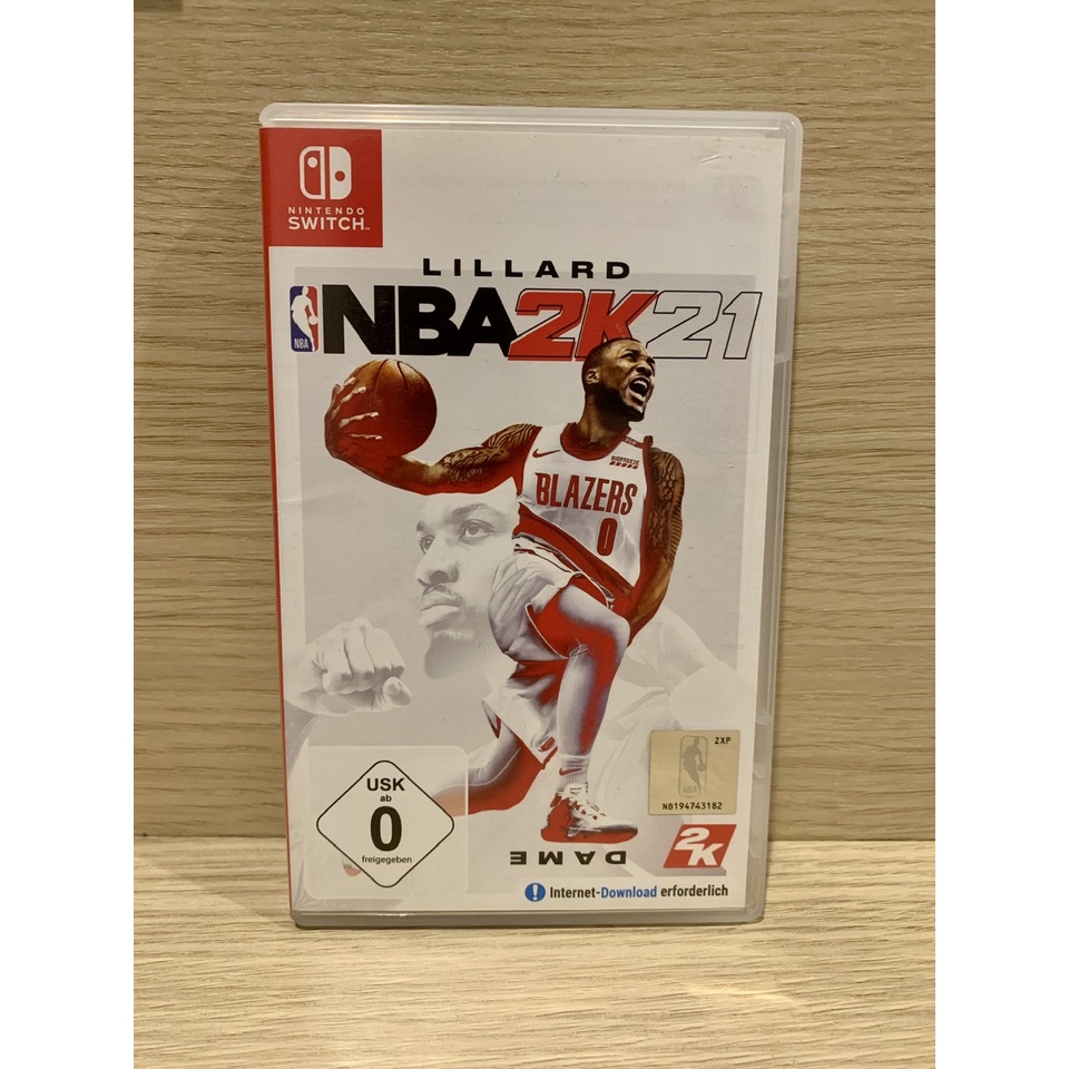 แผ่นเกมส์ NBA 2K21 nintendo switch มือ2และมือสอง Nintendoswitch game มือสอง NSW game มือสอง ตลับเกม 