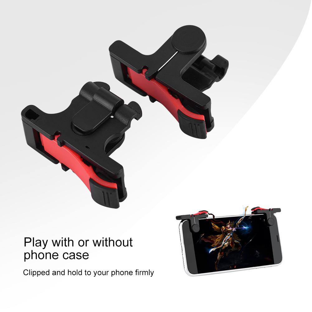 Gaming Trigger L1R1 Mobile Phone Aiming Fire Button Shooter Controller ...