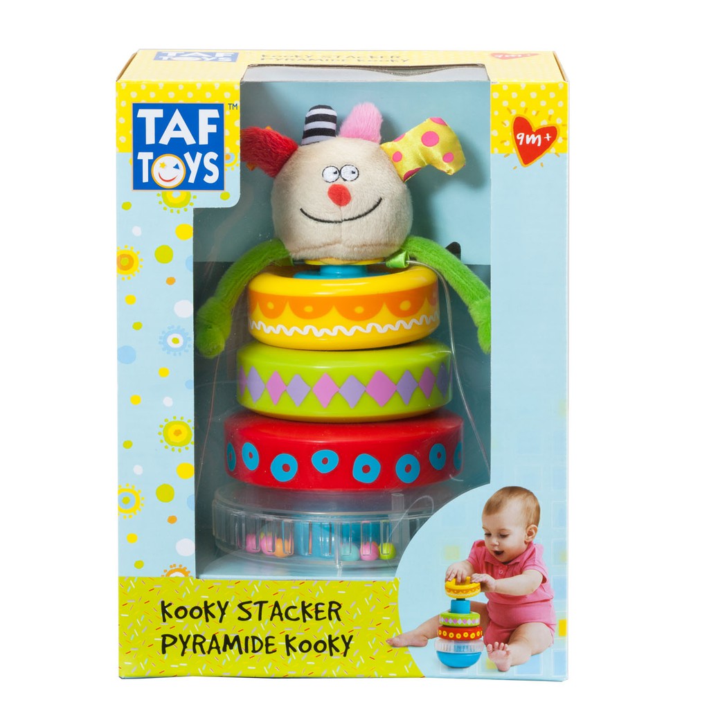 TafToys ของเล่นห่วง  เล่นเรียงห่วง โยนห่วง เสริมพัฒนาการ Kooky Stacker TF-11365