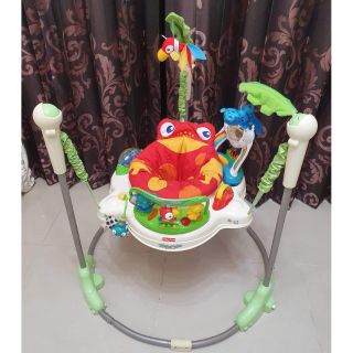 Fisher price Jumperoo Rainforest จั๊มเปอร์ มือ2