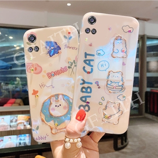 2021 New เคส VIVO Y31 Y20S [G] Y12S Y30 Y50 Y17 Y15 Y15S Y12 2020 Y12i Y11 2019 V20 SE Pro Soft Case Phone Casing ins Glitter Rhinestone Cartoon Cute Cat Animal Bling Cover เคสโทรศัพท์ VIVO Y20SG G