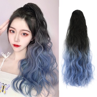 𝙂𝙄𝙉𝘼 แฮร์พีช ลอนมาม่า แฮร์พีชหางม้า แฮร์พีชทูโทน ลอนสวย ใส่สีดีมาก แบบผูก/แบบหนีบ