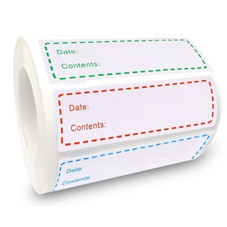 สติ๊กเกอร์ติดกล่องอาหาร ขนาด 2.5x7.5 ซม.(1x3 นิ้ว)