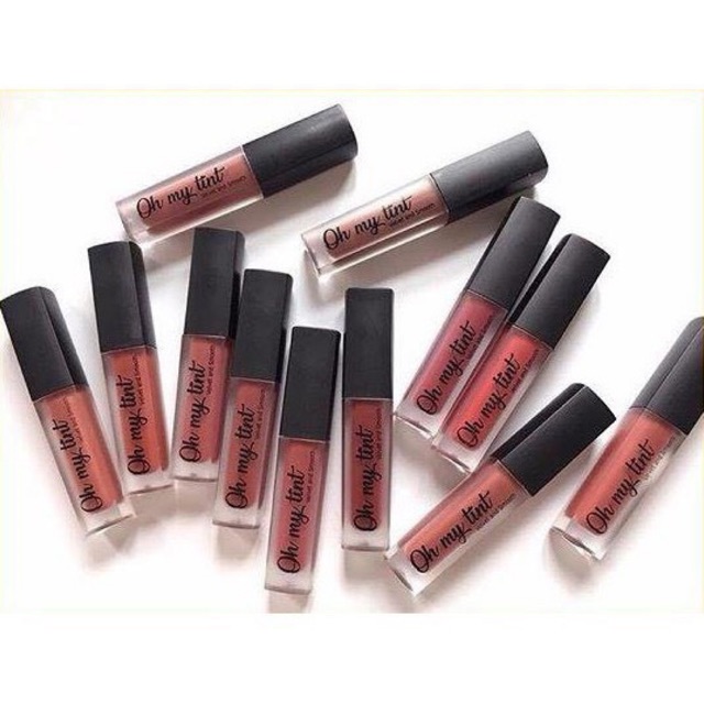 (พร้อมส่ง/รุ่นใหม่)🎄 Oh my tint BY 2P ORIGINAL ลิปเนื้อละมุน ✨