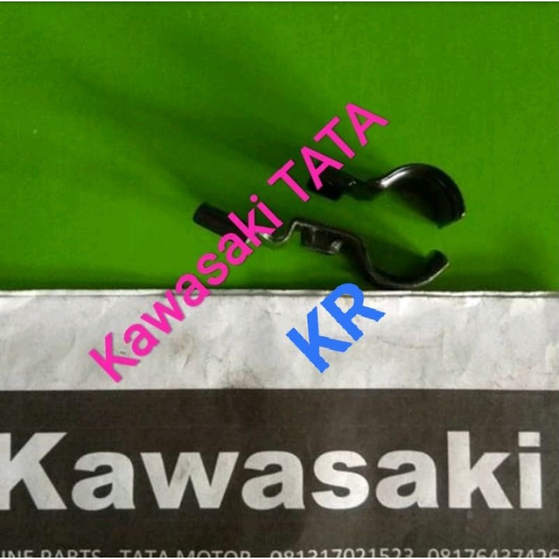 KAWASAKI แคลมป์ท่อเบรคหน้า Ninja R, KR, SS อะไหล่คาวาซากิ