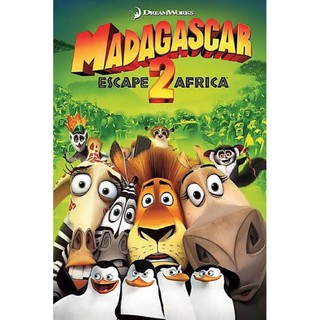 Madagascarภาค2-เสียงไทยมาสเตอร์dvdแผ่นพร้อมปกซอง