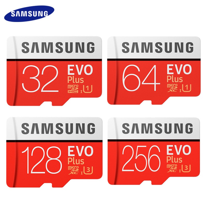 SAMSUNG PLUS Memory Card 256GB High Speed 100 MB/S Micro SD TF Cards 128G 64GB 32GB Micro SD Card