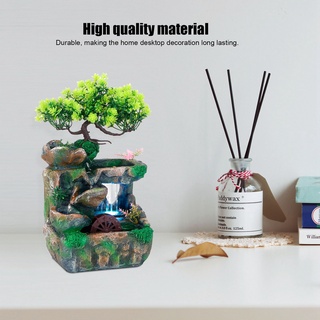 [คลังสินค้าใส]My Green Garden Rockery น้ําพุเรซิ่นจําลองสําหรับตกแต่งโต๊ะ Eu Ac220`240V