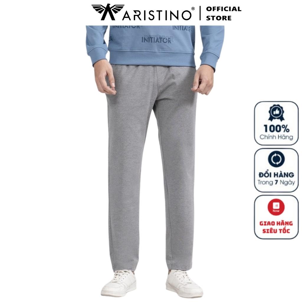 ARISTINO APA009W2 กางเกงจ็อกเกอร์กีฬาฤดูใบไม้ร่วงฤดูหนาวยืดหยุ่นยาวผู้ชาย ทรงปกติ เอวยางยืด ชายตรง ผ