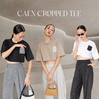 Caen Cropped Tee (พร้อมส่ง)