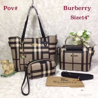 Burberry Set 3 ใบ ขนาด14"