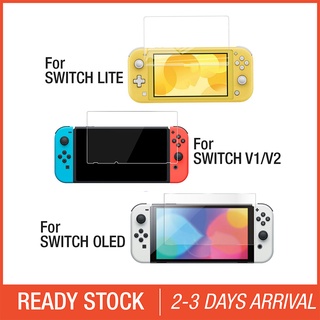 กระจกนิรภัยกันรอยหน้าจอ สําหรับ Nintendo Switch OLED Switch Lite ผล HD ที่คมชัด คริสตัล