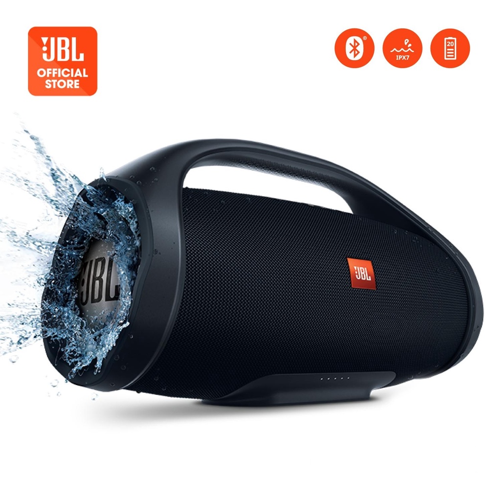 ลำโพงบลูทูธJBL Boombox Portable Bluetooth Speaker ลำโพงกลางแจ้ง ลำโพงไร้สายแบบพกพากันน้ำ Wireless Speaker Boomsbox