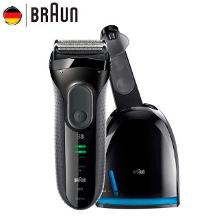 เครื่องโกนหนวดไฟฟ้า Braun Series 3050 Cc แบบชาร์จไฟได้สําหรับผู้ชาย