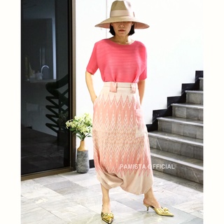 กระเปงฮาเร็มผ้าไทย-Harem Pants-ผ้าฝ้ายทอตัดทรงกระเปง