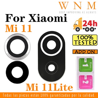 สําหรับ Xiaomi Mi 11 / Mi 11 Lite ด้านหลัง ด้านหลัง กล้อง เลนส์กระจก สําหรับ Xiaomi Mi11 Mi 11Lite พร้อมกาวเปลี่ยน