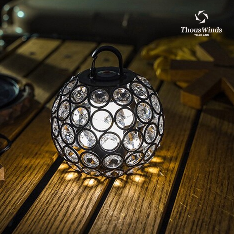 Thous Winds LED LENSER ML4 โคมไฟลูกบอลคริสตัล