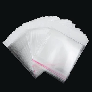 100 ชิ้นโปร่งใสซีลกาวตนเองถุงเก็บพลาสติก OPP Pack กระเป๋าแขวนหลุมถุงบรรจุภัณฑ์ขายปลีก