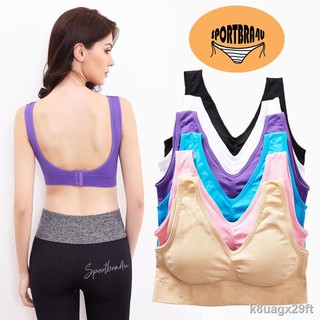 กางเกงใน xl ✿SB-115  [Sportbra4u]Sport bra บราไร้โครงตะขอหลัง บราผู้หญิงบราเพื่อสุขภาพ