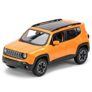 Maisto 1:24 Jeep Renegade Suv Off-Road รถหล่อแบบคงที่โมเดลของเล่นงรถยนต์านอดิเรกของสะสม