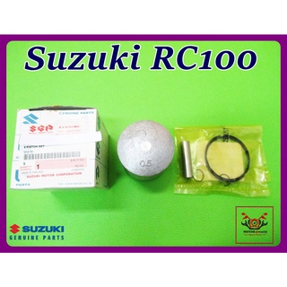 SUZUKI RC100 PISTON SET "GENUINE PARTS" // ชุดลูกสูบ SUZUKI RC100 ของแท้ ซูซุกิแท้ สินค้าคุณภาพดี