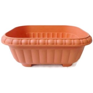 papamami Rectangle Plastic Pots NO.5 Japan กระถางปลูกต้นไม้สีส้ม (10ใบ)