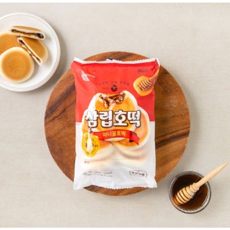 พร้อมส่ง삼립 원조꿀호떡​ ขนมโฮต๊อกพร้อมทาน Hotteok Korean Sweet Pancakes 400g