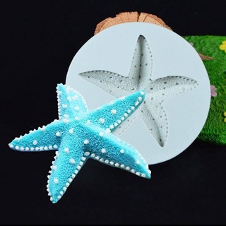 Starfish Silicone ซิลิโคนปลาดาว เหมาะสำหรับทำลูกอมของตกแต่งหน้าเค้ก แม่พิมพ์สบู่ พิมพ์วุ้น พิมพ์วุ้นกรอบ พิมพ์วุ้นแฟนซี