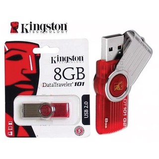 แฟลชไดร์ฟ Kingston ขนาด 8 GB / รุ่น DT101 G2 / ของแท้ 100 %