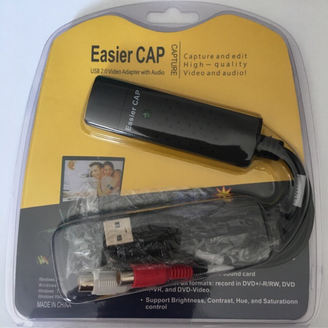 ตัวแปลง USB EasierCAP Audio/Video Capture drivers