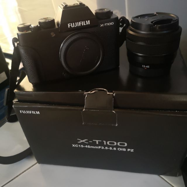 กล้อง fuji xt100 มือสอง สีดำ