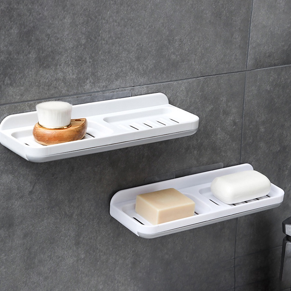 Modern Storage Finishing Racks Creative Punch Free Plastic Wall Mounted