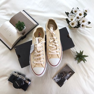 รองเท้า Converse Cream Classic Unisex ของแท้ 100% (S - 1)