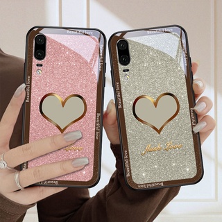 Dmy sparking เคสโทรศัพท์มือถือกระจกนิรภัย สําหรับ huawei P20 P30 lite P10 plus P40 Mate 20X 10 pro 20 30 nova Y70 4e Honor 9X Y6 pro Y7 Y5P