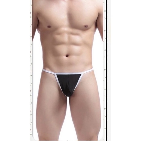 พร้อมส่ง กาวเกงในชายSexy G-string จีสตริง ทรงT-back โชว์หลัง เอวต่ำ ผ้าลื่น